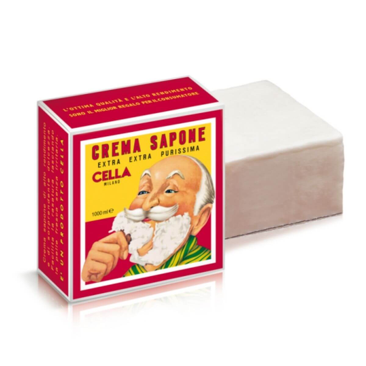 Cella Crema Sapone mydło do golenia 1kg blok fryzjerski